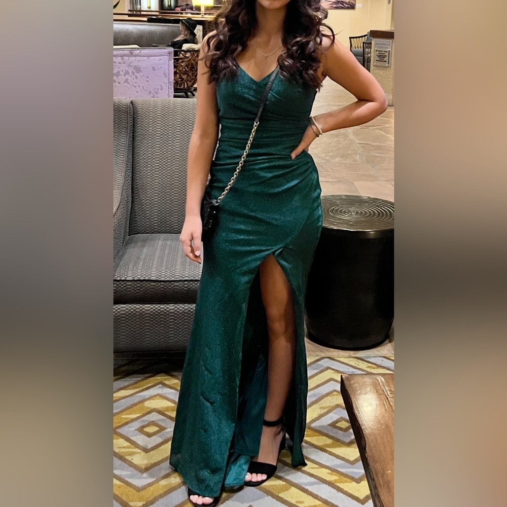 Elegant Dark Green formal dress
